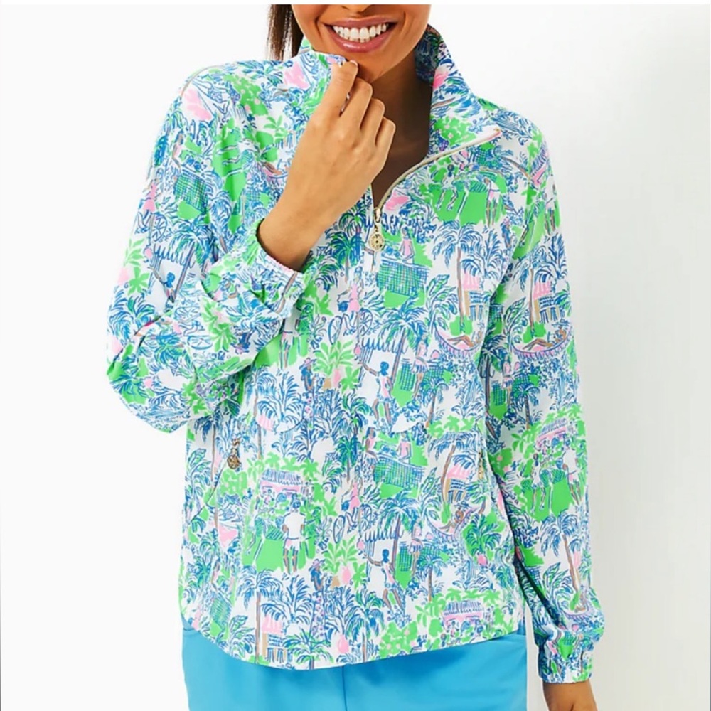 Lilly Pulitzer luxletic pullover in size large.